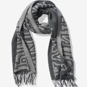 VS PINK Dark & Light Grey Blanket Scarf